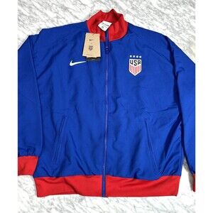 Nike USA 2024 Strike Anthem Full-Zip Jacket soccer Women Large FJ2382-417 NEW